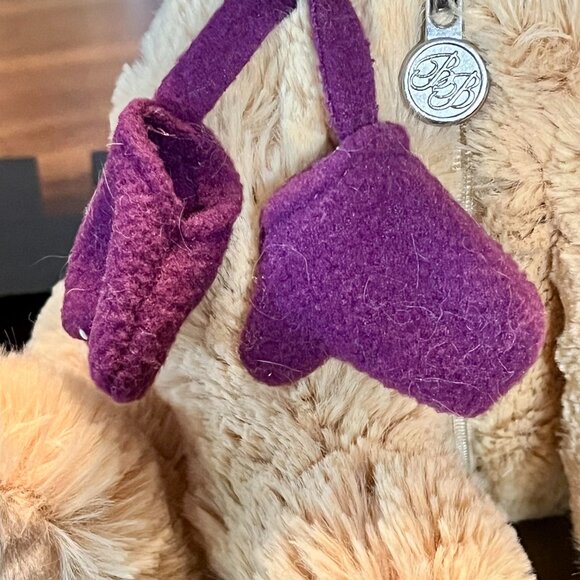 Ben Bridge 2014 Cream Colored Benny Bear With Pocket for Surprise Jewelry Gift! - Picture 4 of 10